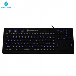 Heavy Duty Keyboard with Trackball