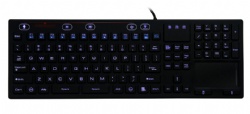 Backlit Keyboard with Touchpad