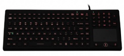 Backlit Keyboard with Touchpad