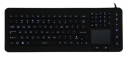 Backlit Industrial Keyboard with Touchpad